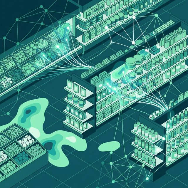 AI-powered diagnostics analyzing retail inventory